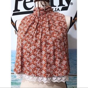 F21 Woodstock crop-top